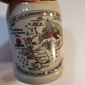 Vintage German Beer Stein Mug Souvenir 1993